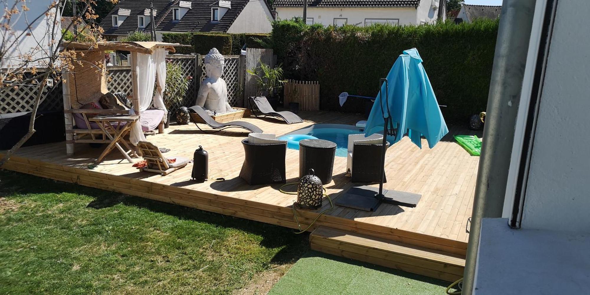 La Serenite Balinaise, Chambre Et Sdb Privee, Jardin , Piscine Et Jacuzzi En Saison, Pres De Chantilly, Parc Asterix Et Cdg Et Paris En 20' 오리라빌 외부 사진