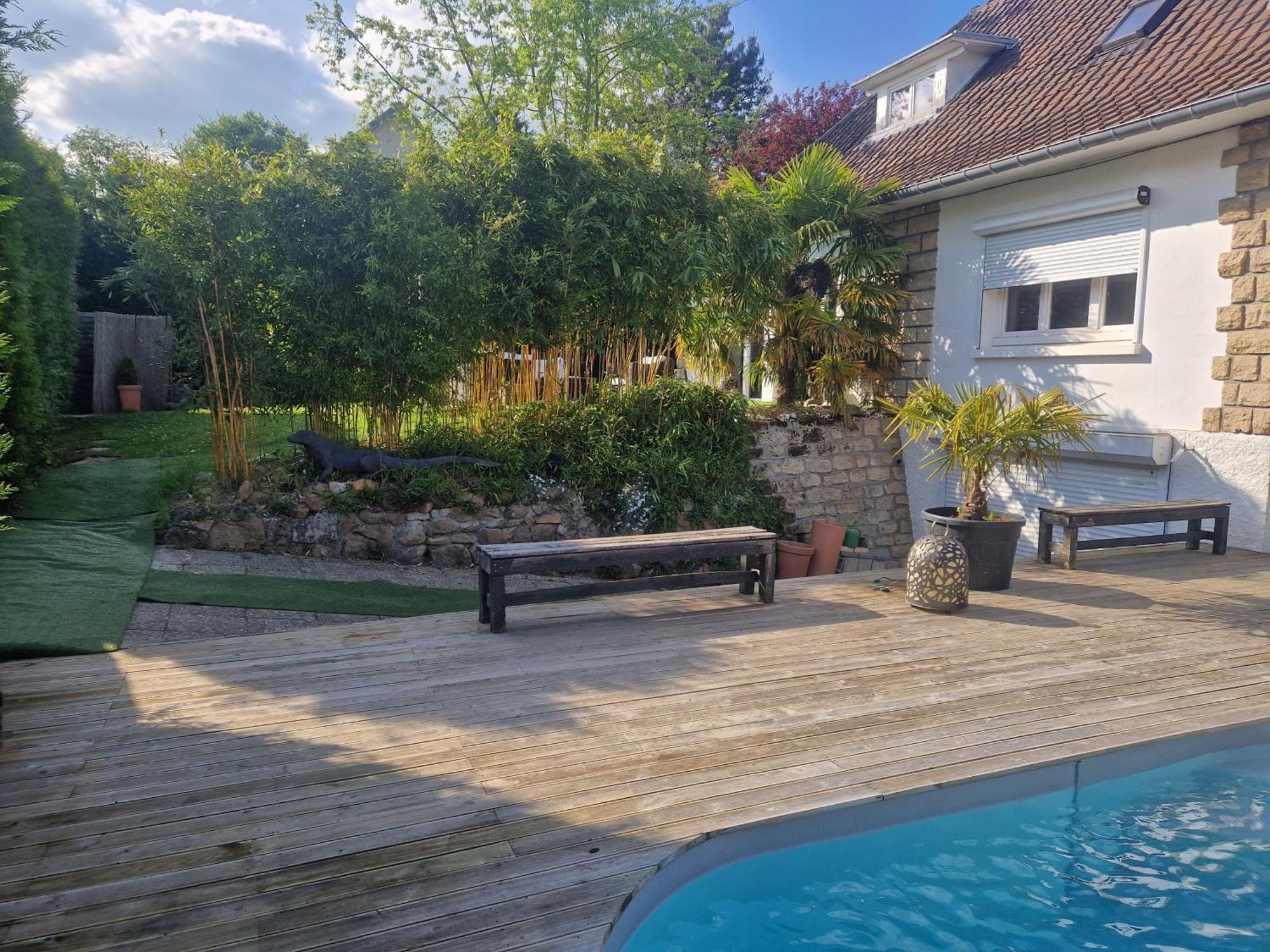 La Serenite Balinaise, Chambre Et Sdb Privee, Jardin , Piscine Et Jacuzzi En Saison, Pres De Chantilly, Parc Asterix Et Cdg Et Paris En 20' 오리라빌 외부 사진