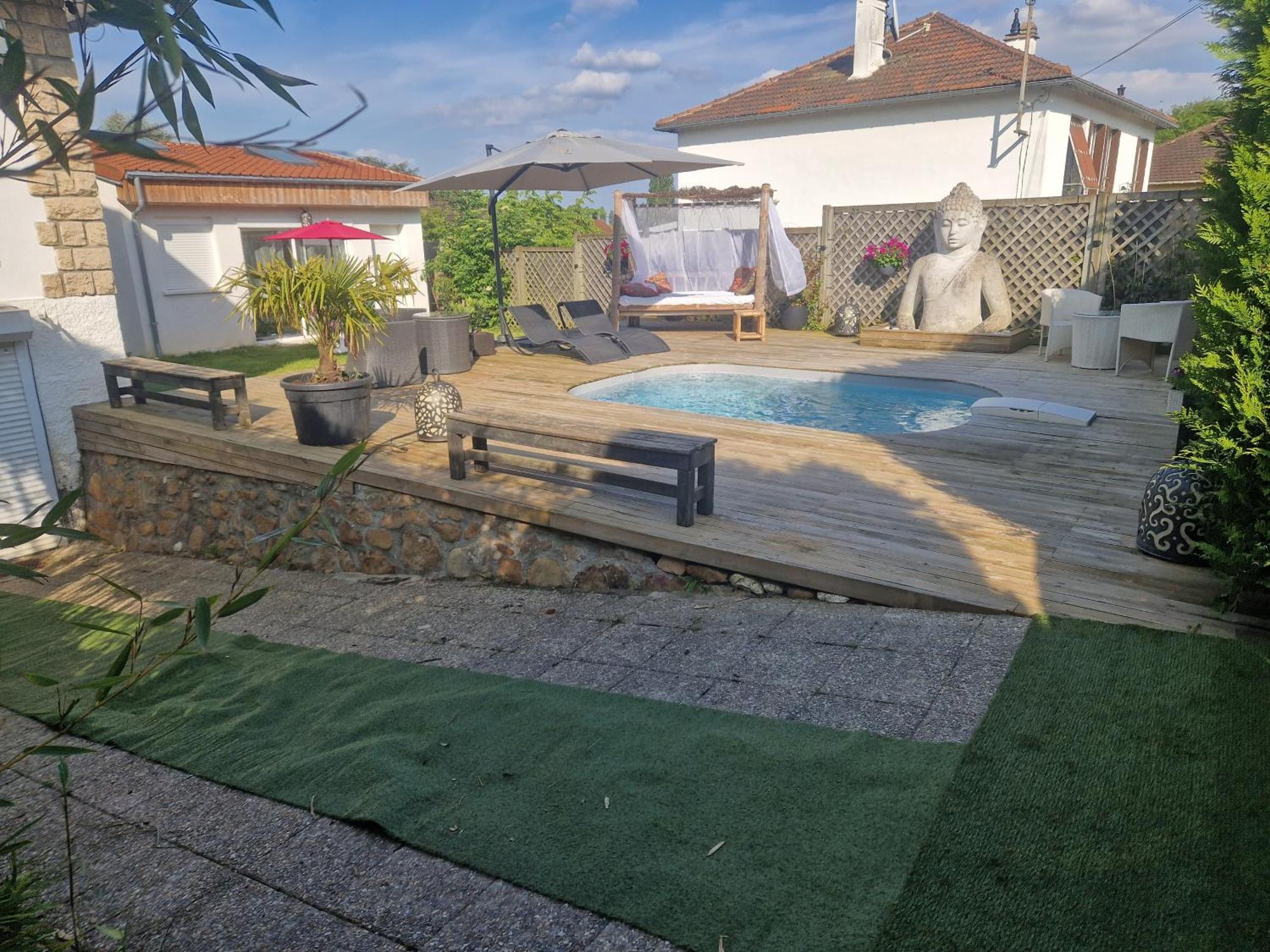 La Serenite Balinaise, Chambre Et Sdb Privee, Jardin , Piscine Et Jacuzzi En Saison, Pres De Chantilly, Parc Asterix Et Cdg Et Paris En 20' 오리라빌 외부 사진