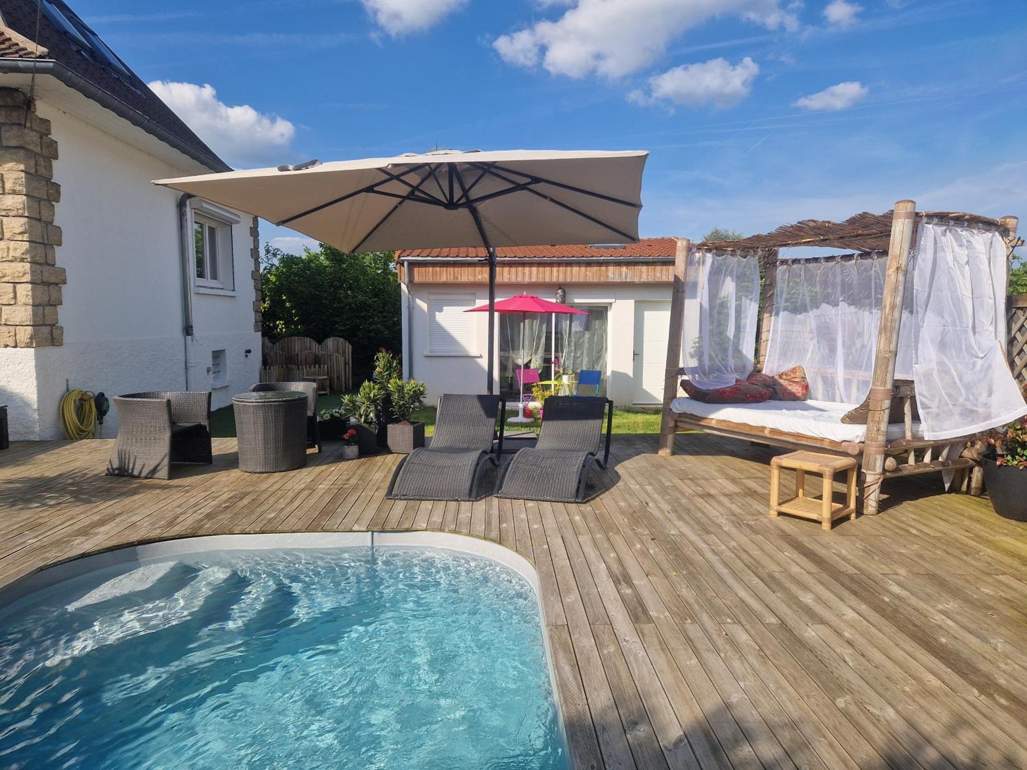 La Serenite Balinaise, Chambre Et Sdb Privee, Jardin , Piscine Et Jacuzzi En Saison, Pres De Chantilly, Parc Asterix Et Cdg Et Paris En 20' 오리라빌 외부 사진